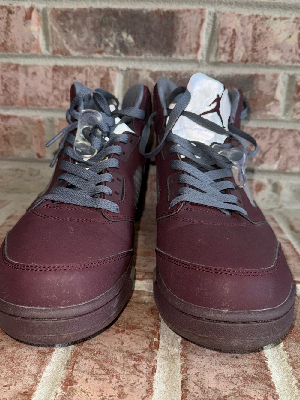 Mens Jordan 5 retro burgundy High-Top Sneakers size 13 - Picture 6 of 12